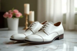 Choisir les parfaites chaussures de mariage blanches pour homme raffiné