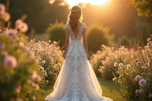 Dentelle et romantisme : les styles de robe en dentelle pour mariage à privilégier