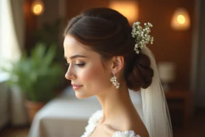 Tresse chignon de mariage : secrets pour une coiffure nuptiale éblouissante