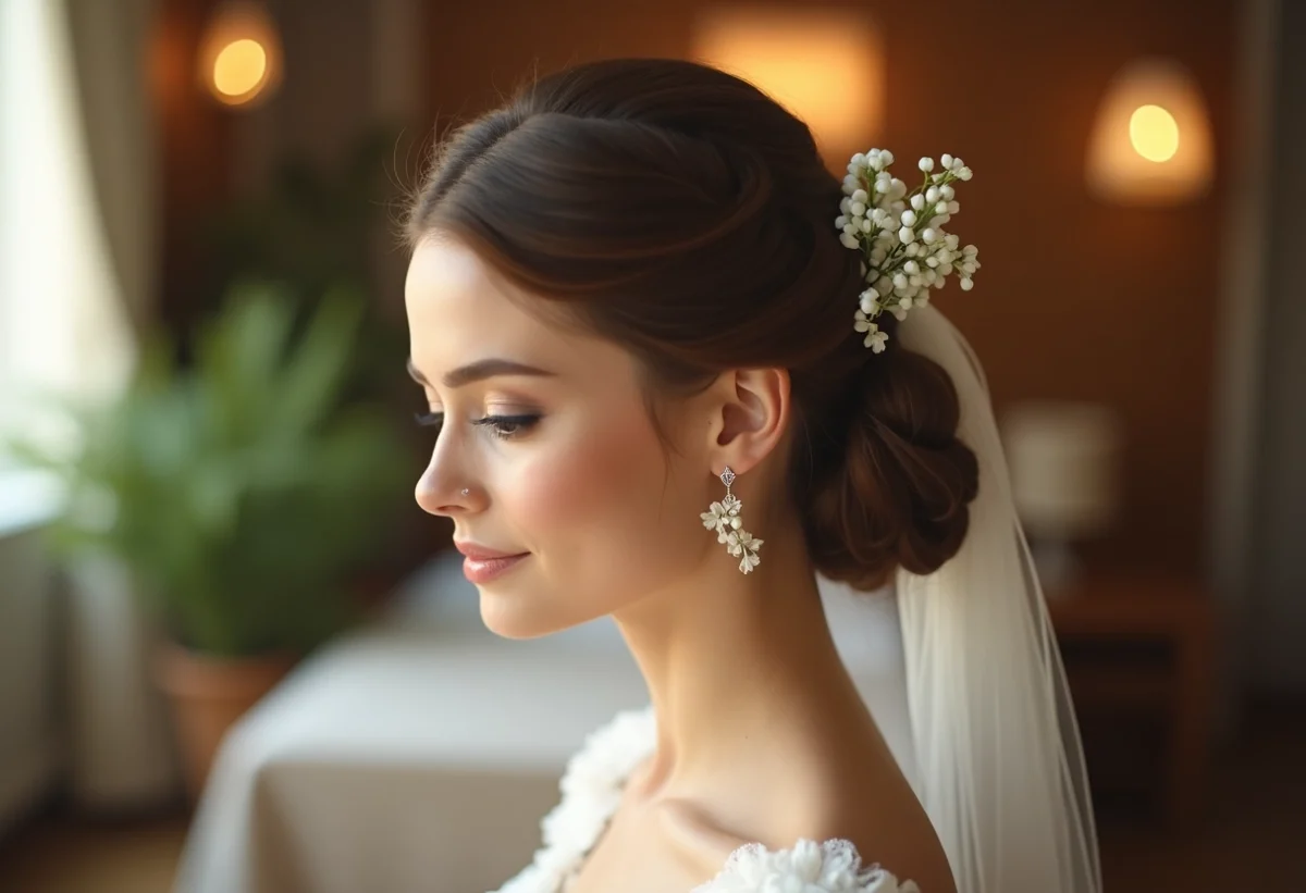 Tresse chignon de mariage : secrets pour une coiffure nuptiale éblouissante